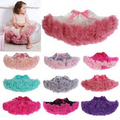 Baby Girl's Solid Color Dance Tutu Pettiskirt